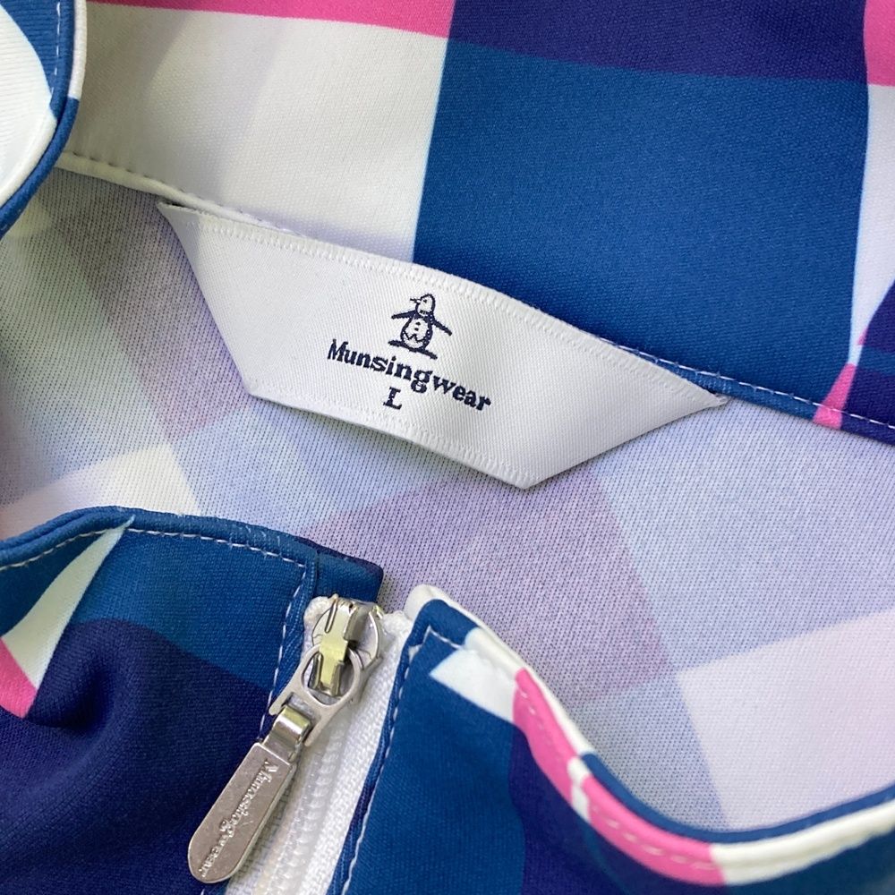 サイズ：L MUNSING WEAR マンシングウェア 2023年モデル ハーフジップ