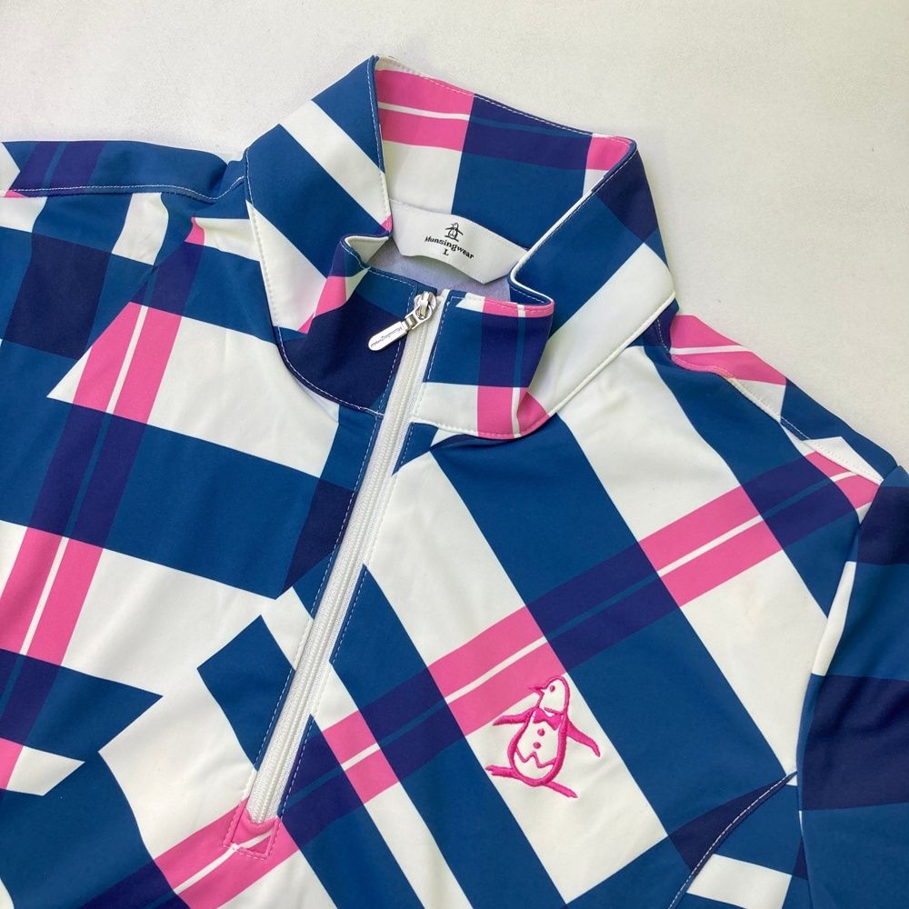 サイズ：L MUNSING WEAR マンシングウェア 2023年モデル ハーフジップ