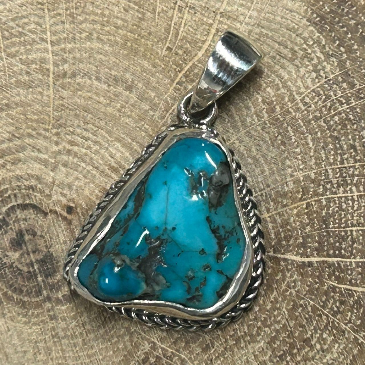 新品未使用 Silver925 ターコイズ ペンダントトップ シルバー925