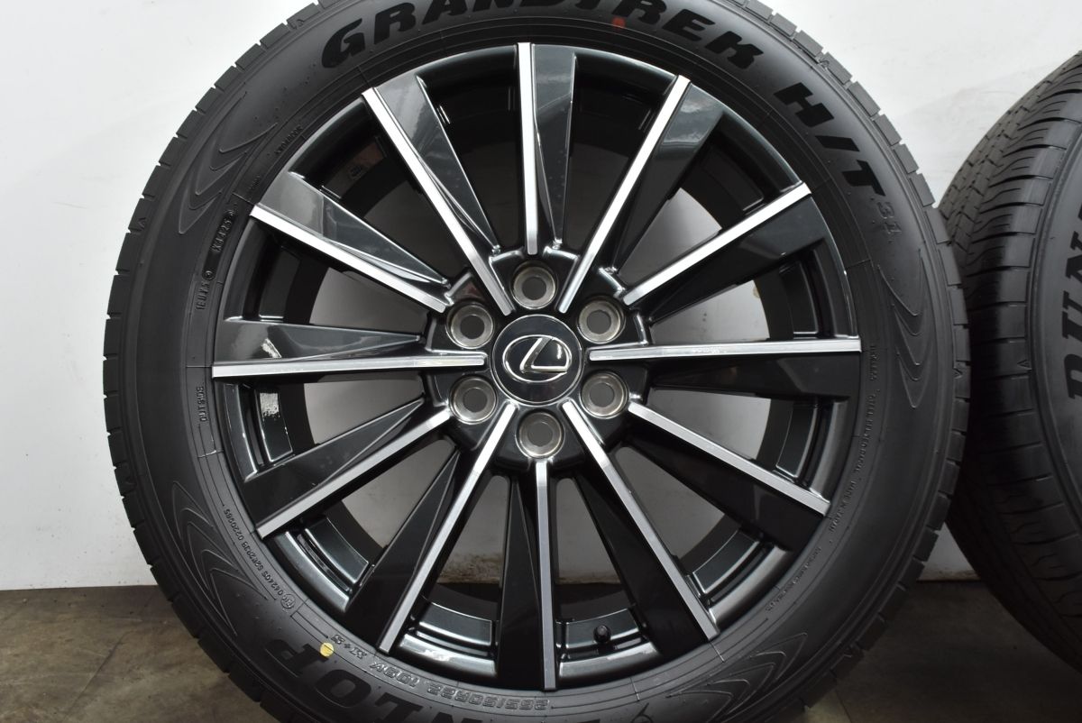 新車外し 美品】レクサス GX550 バージョンL 純正 22in 7.5J +60
