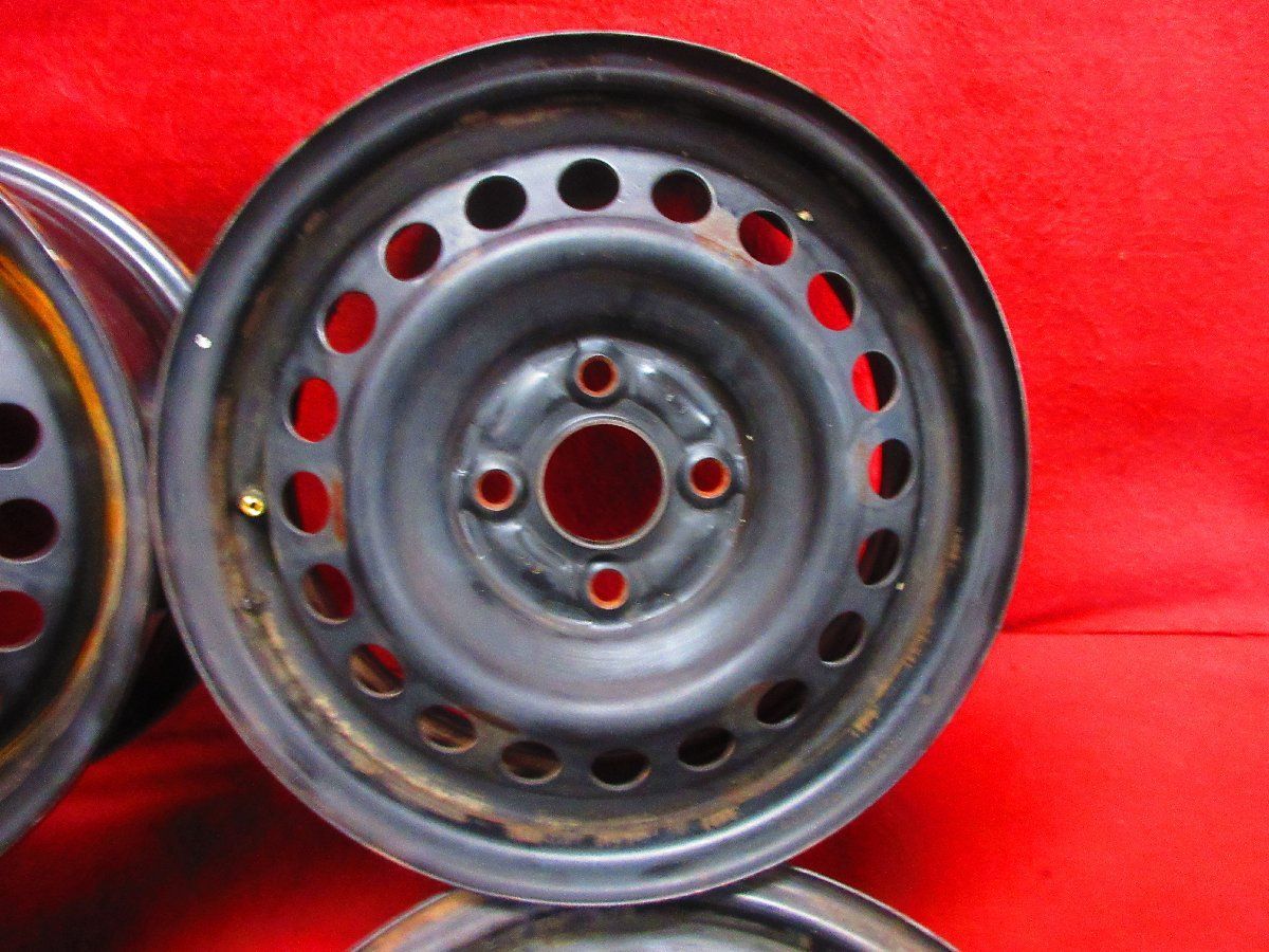 スチール ホイール 4本 ホンダ 純正 15×5.5J 4穴 100 +48 ハブ径56
