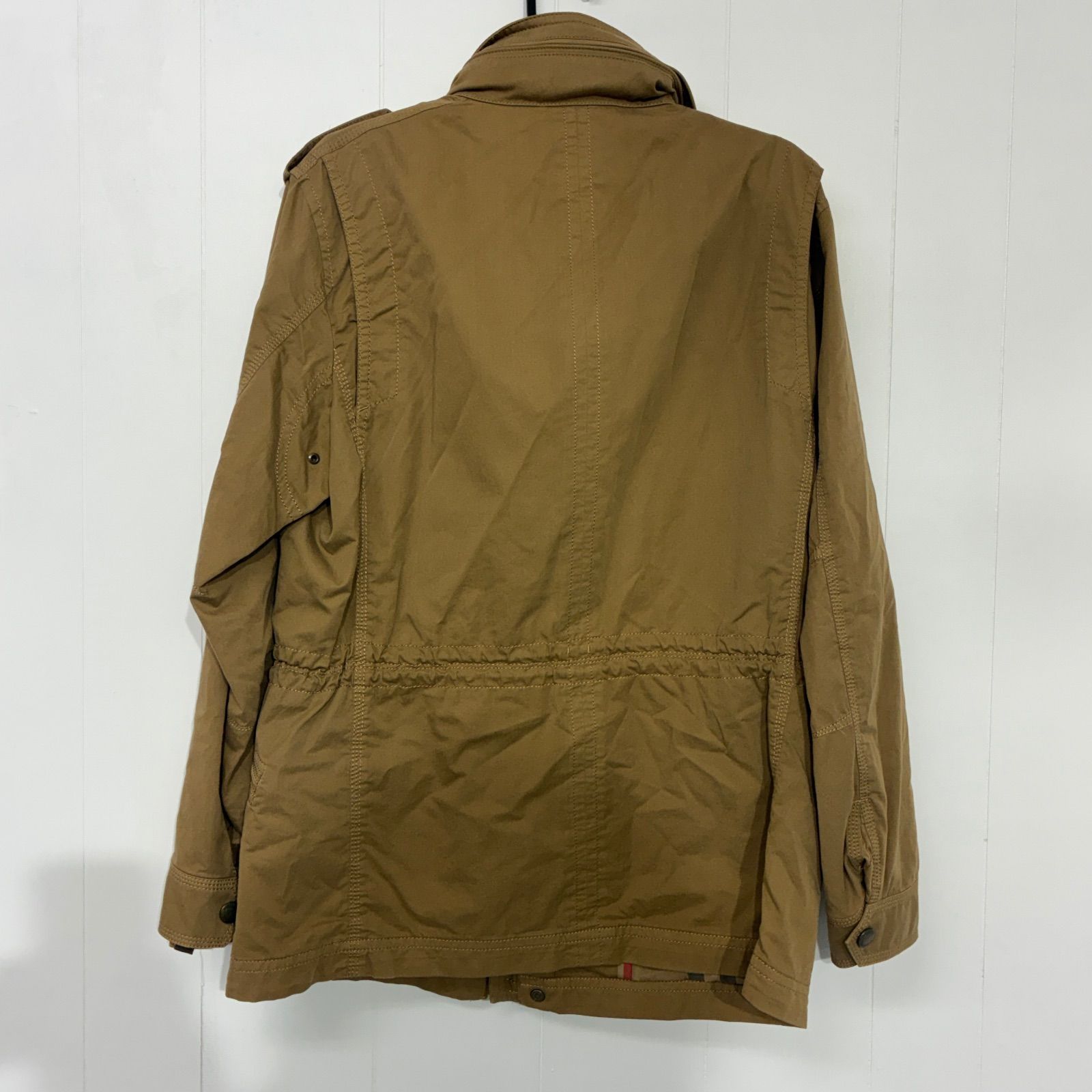 BURBERRY LONDON バーバリー モッズコート フードあり メガチェック LL