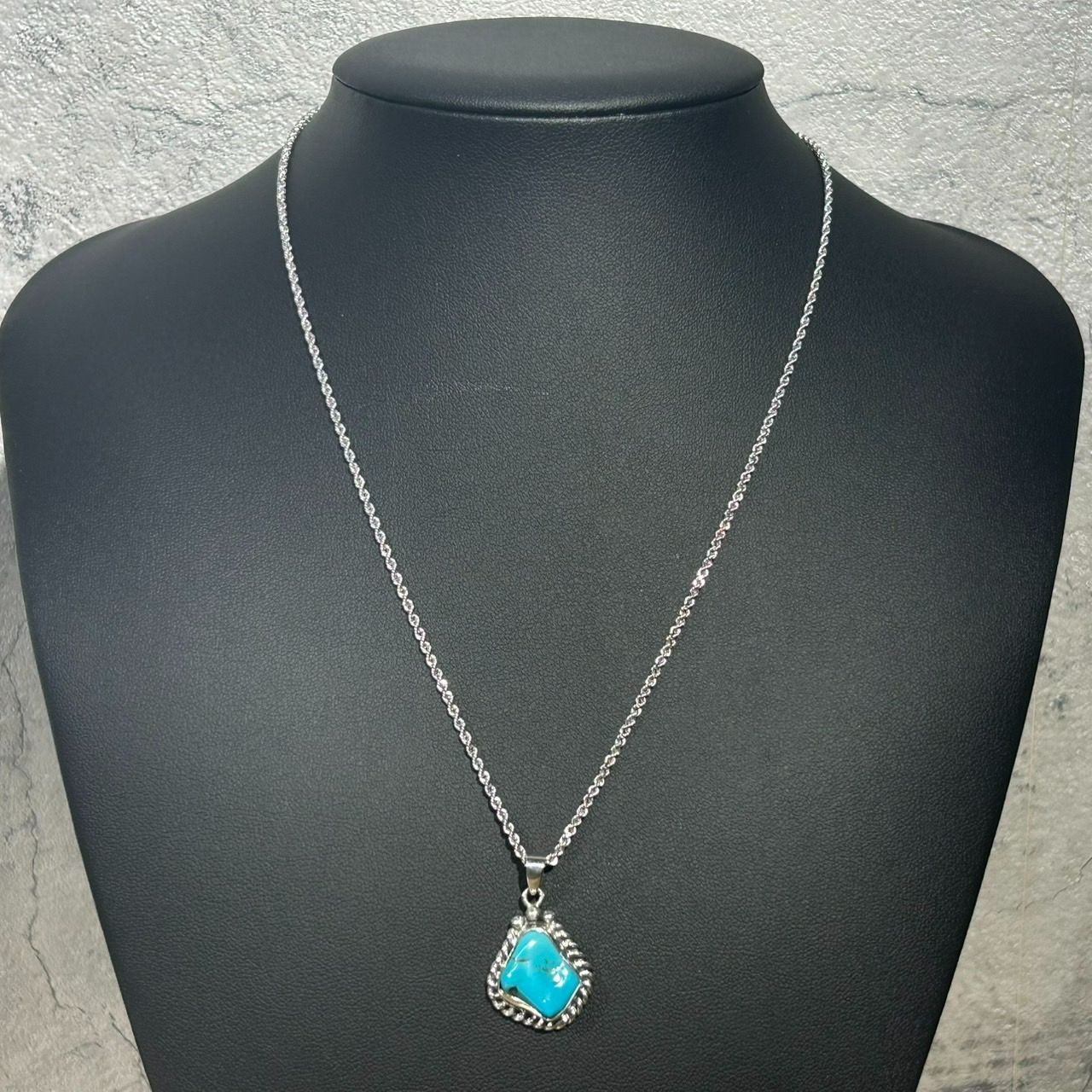 ターコイズ スターリングシルバー ペンダント 新品未使用 Silver925 ターコイズ ペンダントトップ シルバー925