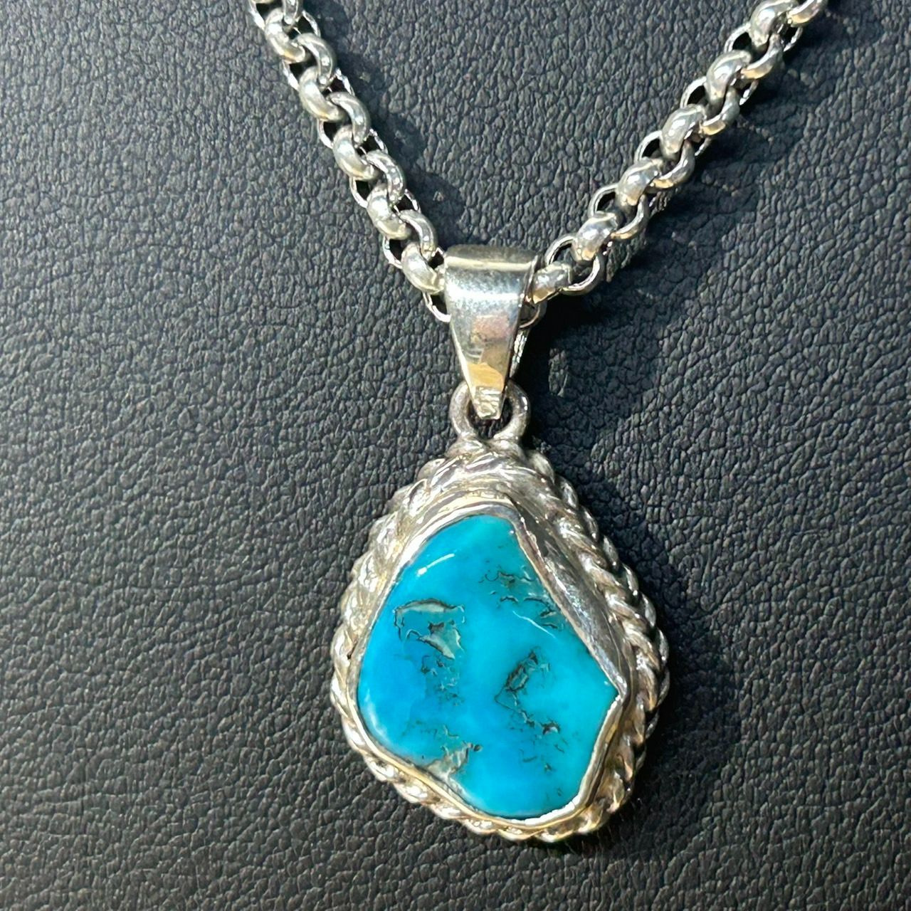 新品未使用 Silver925 ターコイズ ペンダントトップ シルバー925