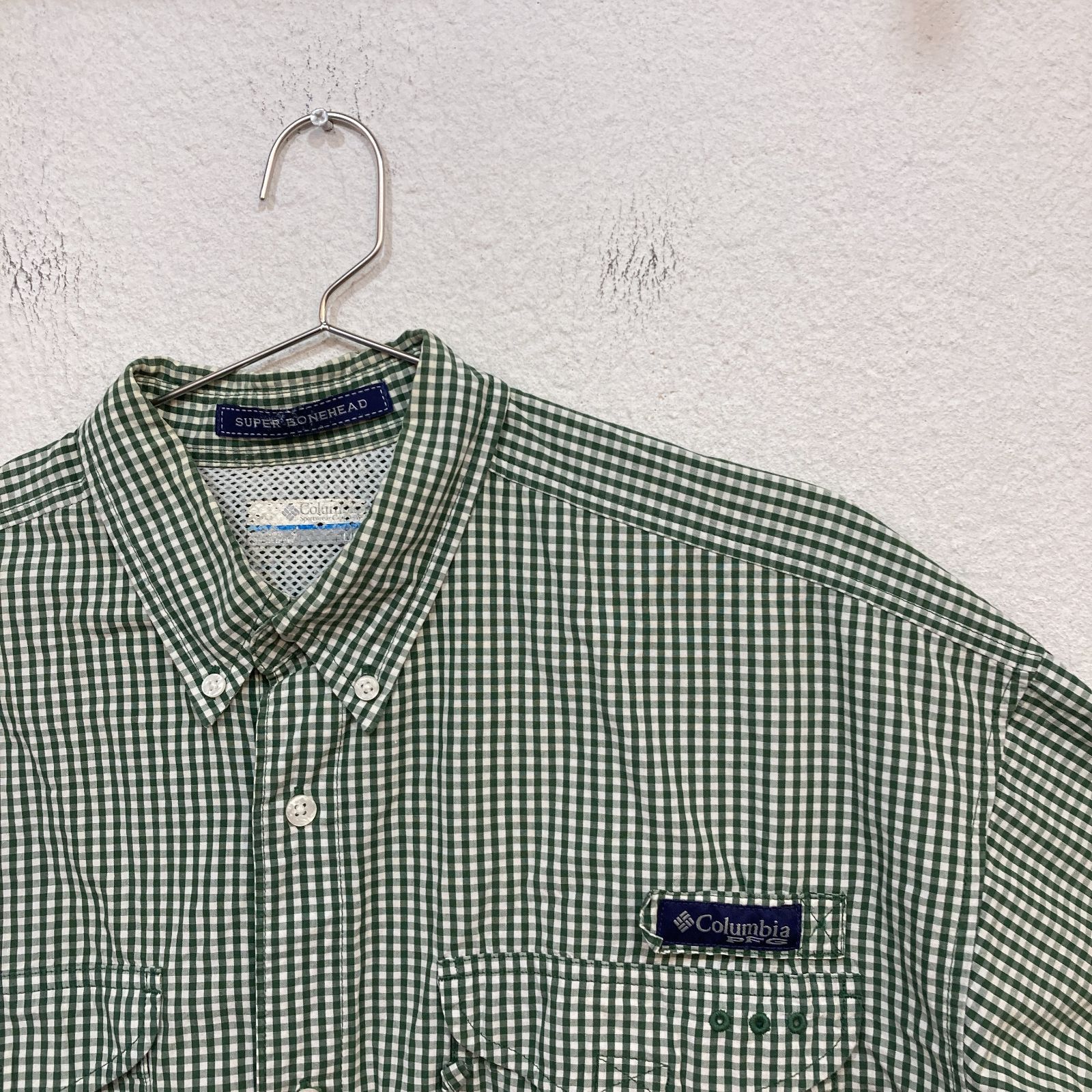 ボタンダウン コロンビア Columbia  フィッシングシャツ 【L】