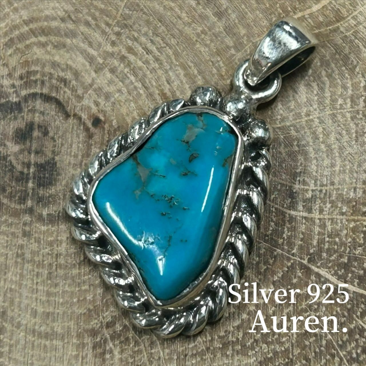 新品未使用 Silver925 ターコイズ ペンダントトップ シルバー925