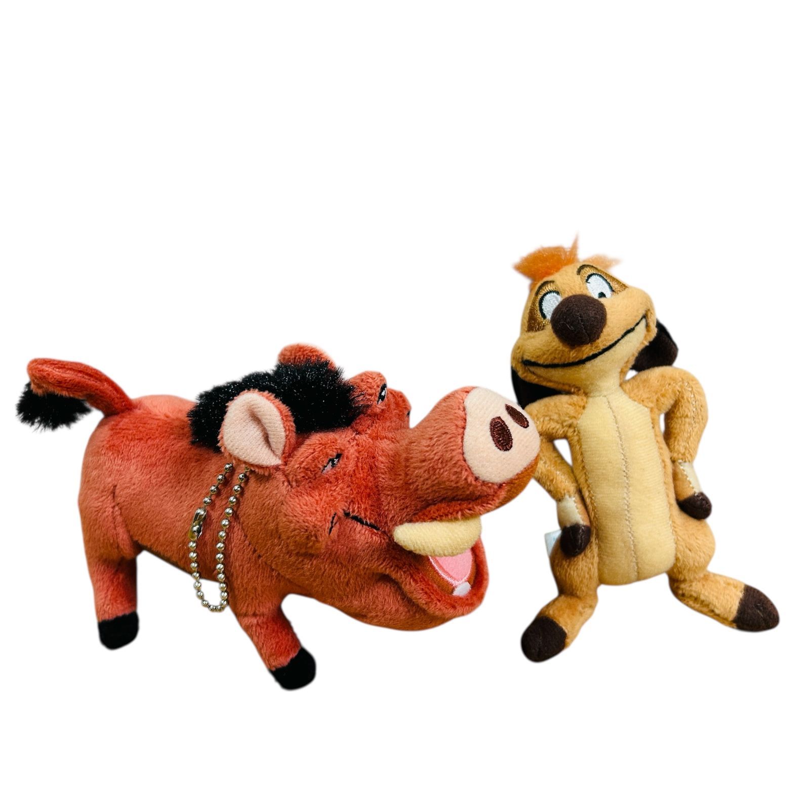 美品】ディズニー ライオンキング ぬいぐるみ チャーム ティモン