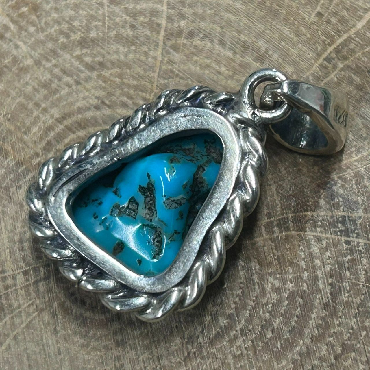 新品未使用 Silver925 ターコイズ ペンダントトップ シルバー925