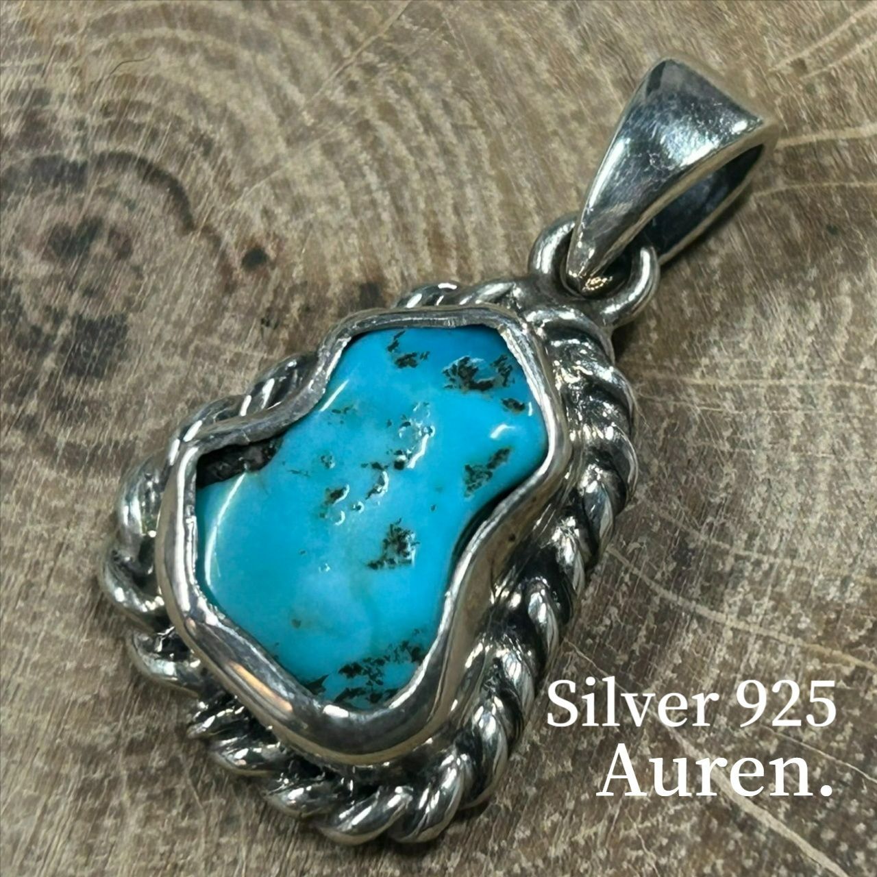 【DD刻印】sterling silver925 ターコイズ ペンダントトップ 新品未使用 Silver925 ターコイズ ペンダントトップ シルバー925