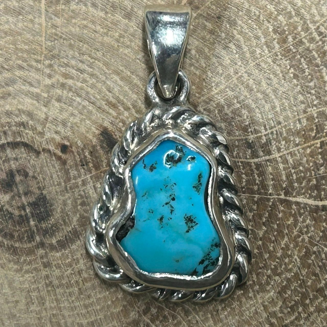 新品未使用 Silver925 ターコイズ ペンダントトップ シルバー925