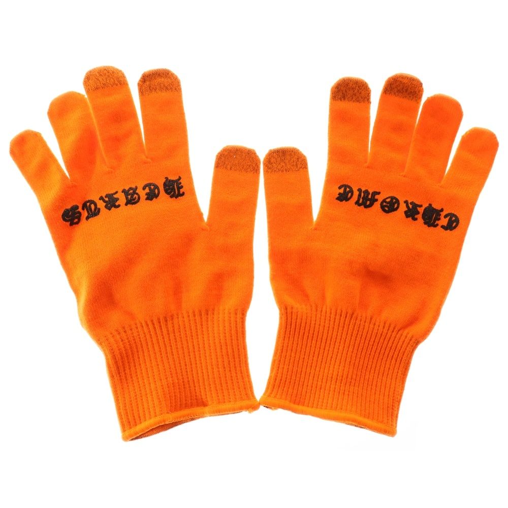クロムハーツ 手袋 新品未使用 Chrome Hearts オレンジ CHROME HEARTS (クロムハーツ) WORK GLOVES ワークグローブ 手袋