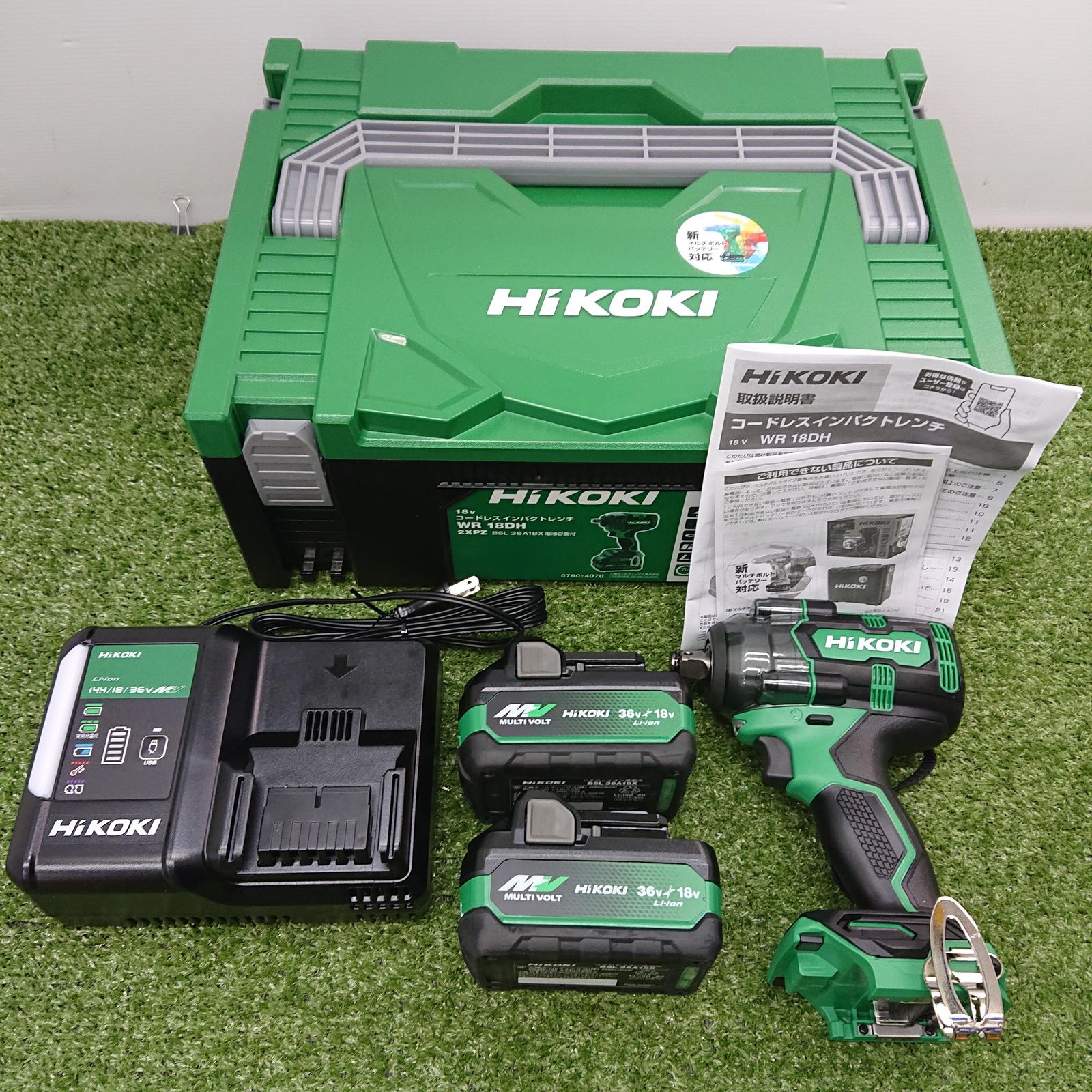 新機種登場】HiKOKI(ハイコーキ) コードレスインパクトレンチWR 18DH 