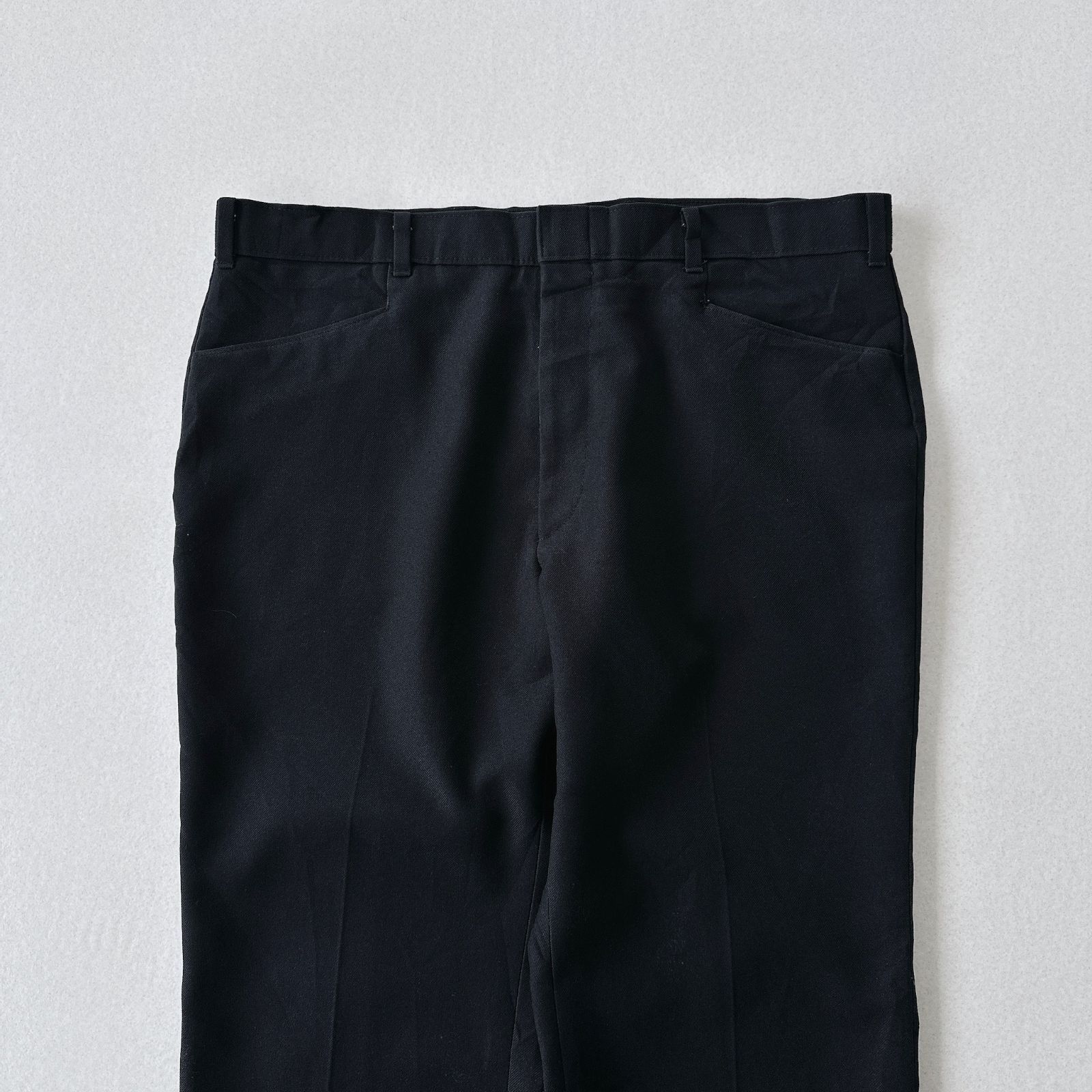 80s USA製】リーバイス アクションスラックス 黒 W37相当 TALON - メルカリ