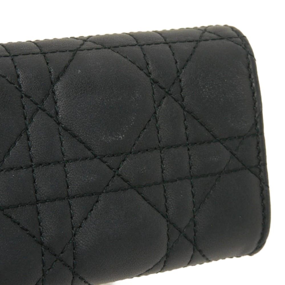 Dior ディオール グリシン ウォレット 現行 ロゴ チャーム コイン