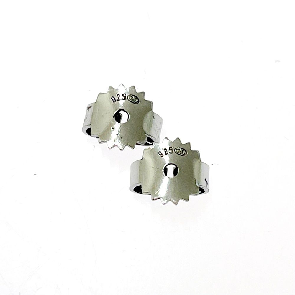 中古】CELINE セリーヌ シルバー ロゴ キューブ ピアス 9.4g 925刻印