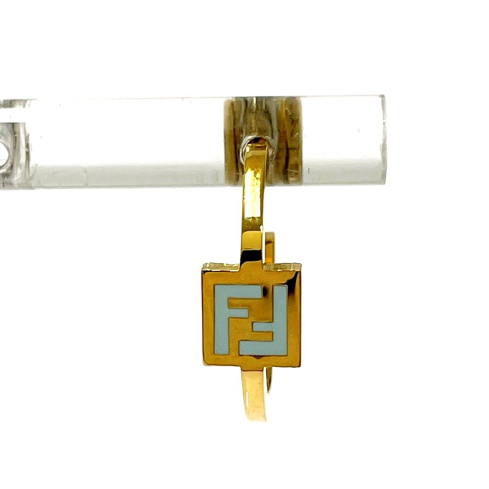 中古】FENDI フェンディ GP フォーエバー フープピアス FFロゴ 片方