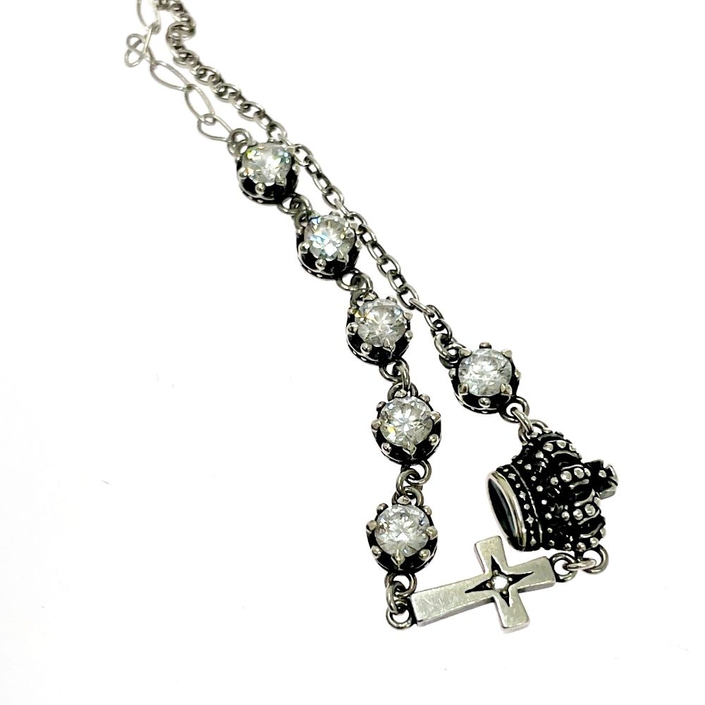 中古】Justin Davis ジャスティンデイビス シルバー 王冠 クロス