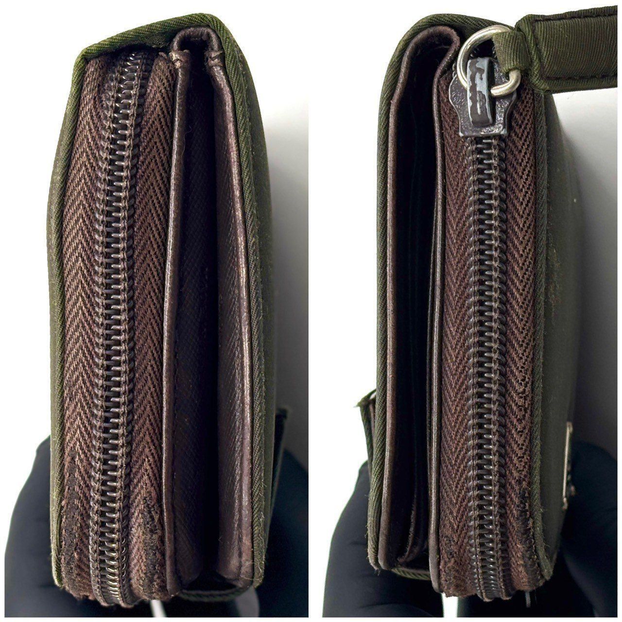 大人の渋みに寄り添う】 PRADA プラダ 二つ折り財布 ラウンド