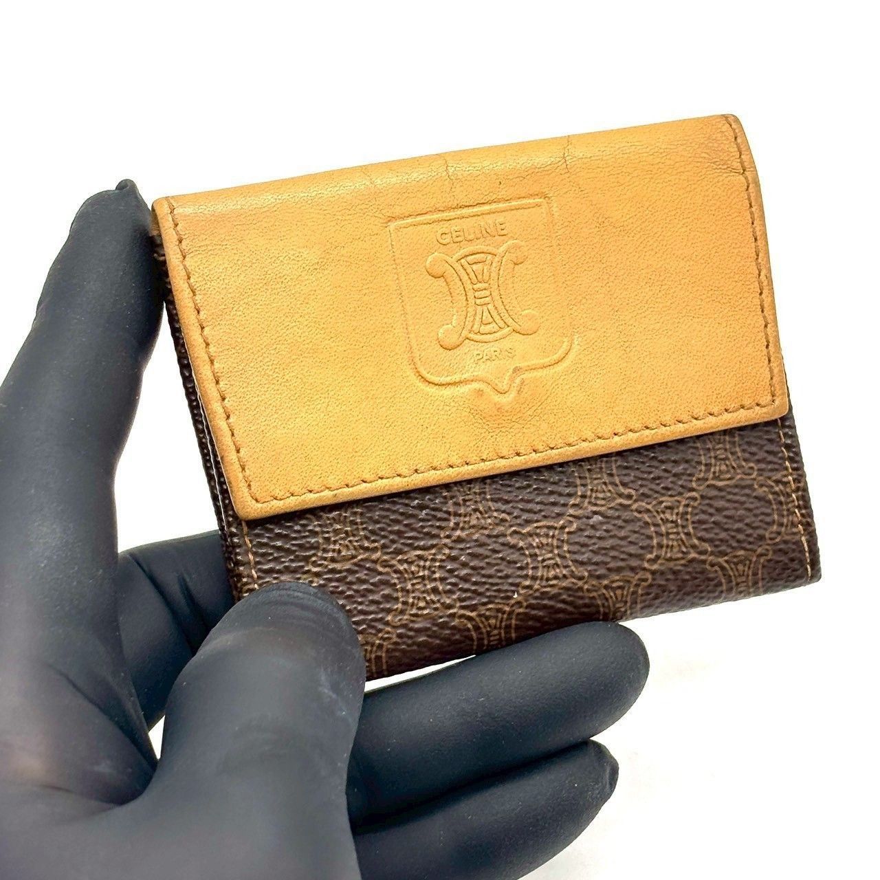 品格宿す、優美✨ CELINE セリーヌ コインケース マカダム柄