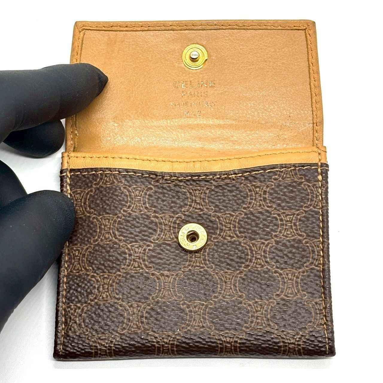 品格宿す、優美✨ CELINE セリーヌ コインケース マカダム柄