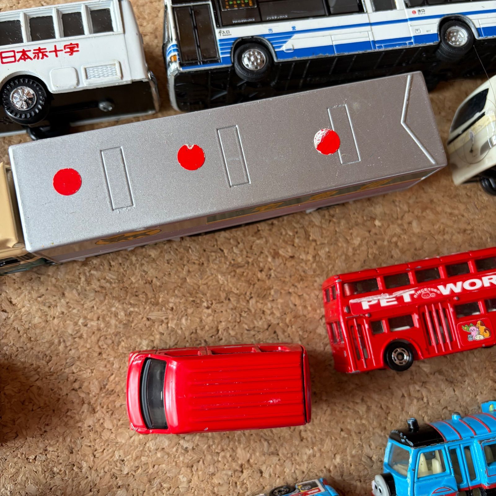 まとめ売り】トミカ 働く車 バス 宅急便 赤十字 二階建てバス【バラ