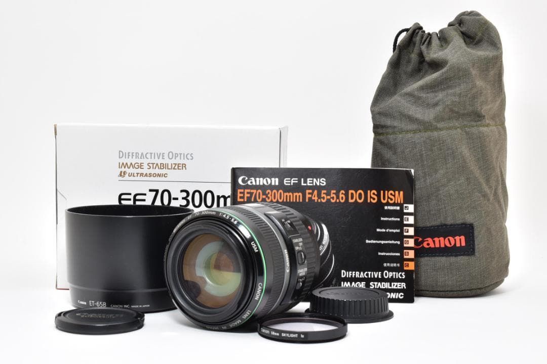 ☆美品☆キヤノン Canon EF 70-300mm f4.5-5.6 DO IS USM 元箱付き 