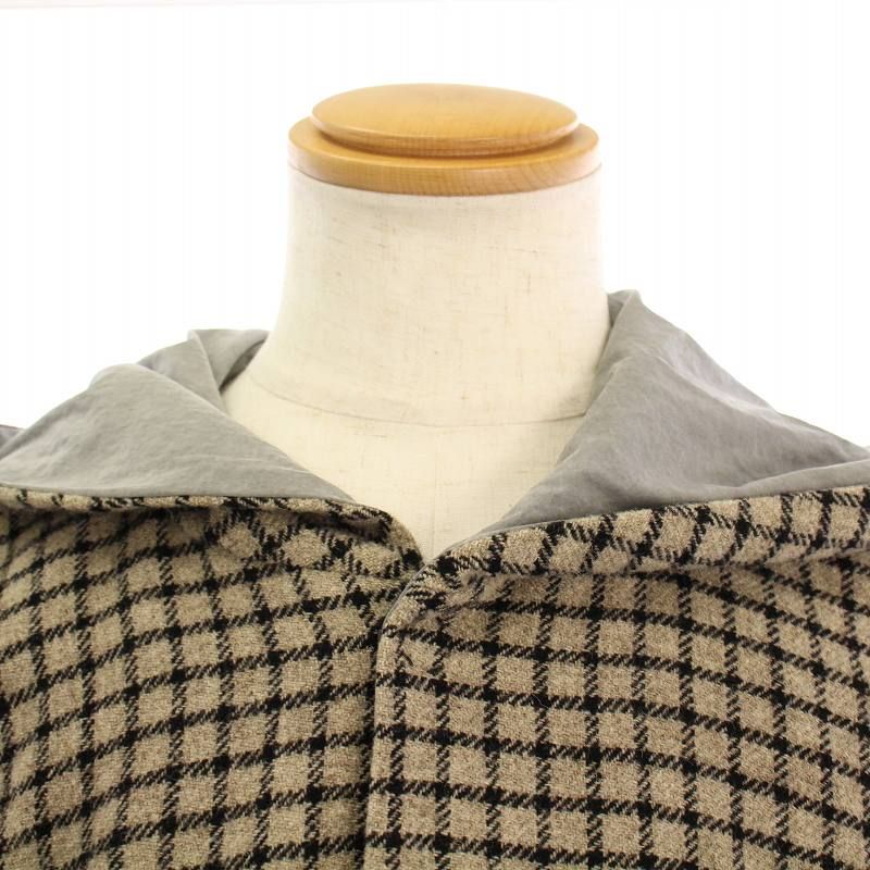サンシー SUNSEA REVERSIBLE NETWORK CHECK JEDI COAT リバーシブル