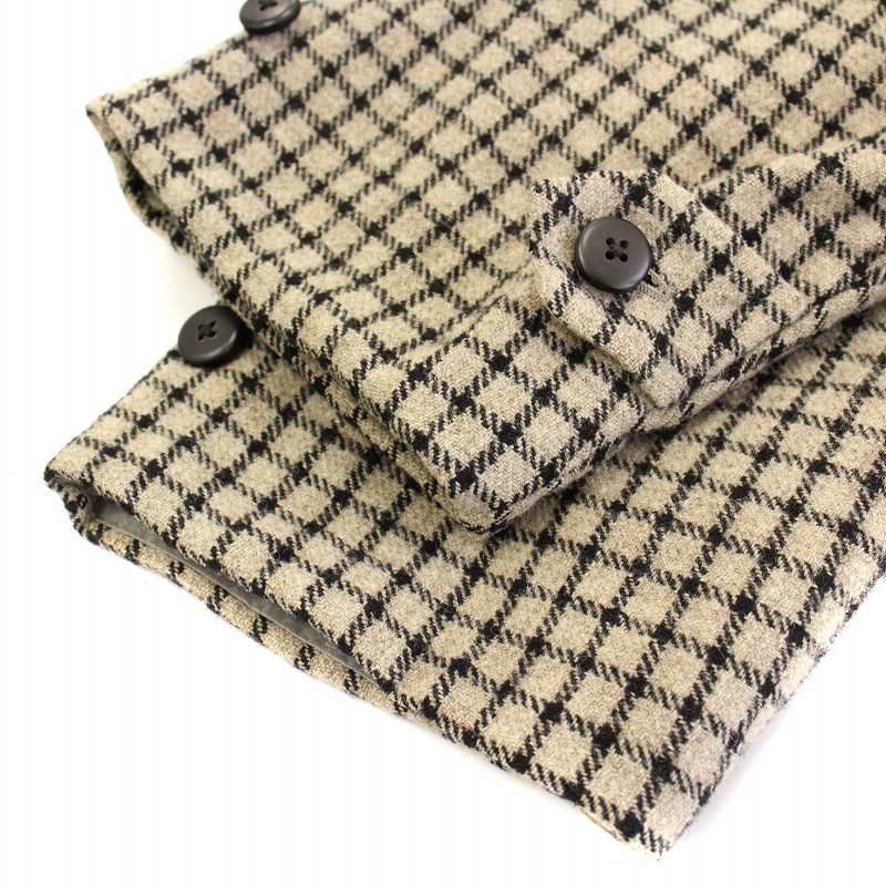 サンシー SUNSEA REVERSIBLE NETWORK CHECK JEDI COAT リバーシブル