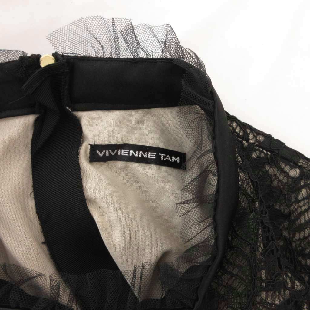 ヴィヴィアンタム VIVIENNE TAM ワンピース 長袖 ミモレ ロング レース