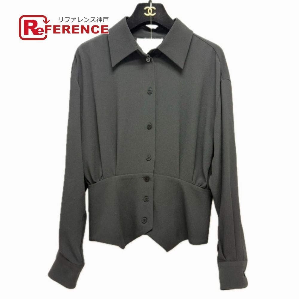 【新品未使用】CHANEL ブラウス シャツ 22SS☆即納！ 【CHANEL シャネル】 ブラウス コットン 白 関税込