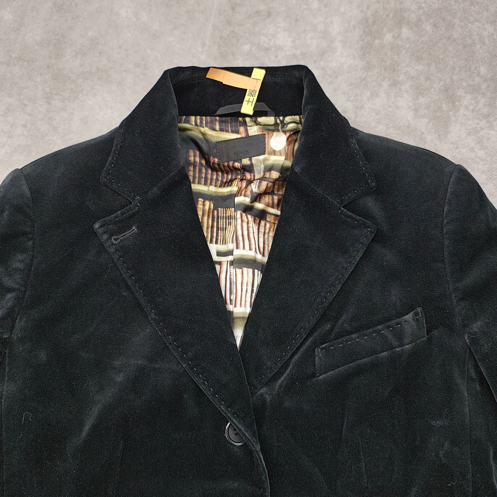 PaulSmith BLACK ポールスミス ブラック ベロアジャケット ベルベット