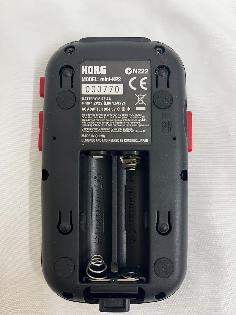 ジャンク】KORG コルグ ポケットサイズ DJ エフェクター mini kaoss