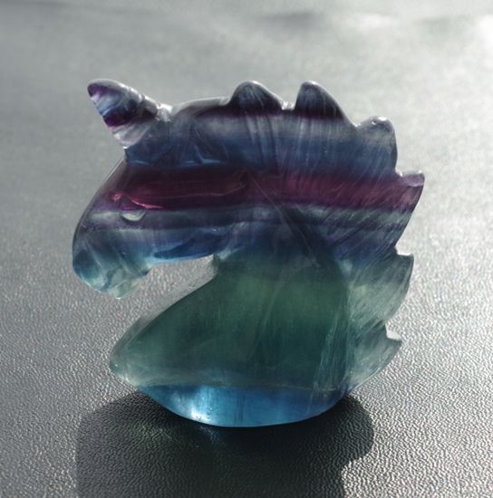 別格品【特別子♡】希少なブルーフローライト ユニコーン 彫刻 置物 大サイズ 別格品【特別子♡】希少なブルーフローライト ユニコーン 彫刻 置物 大