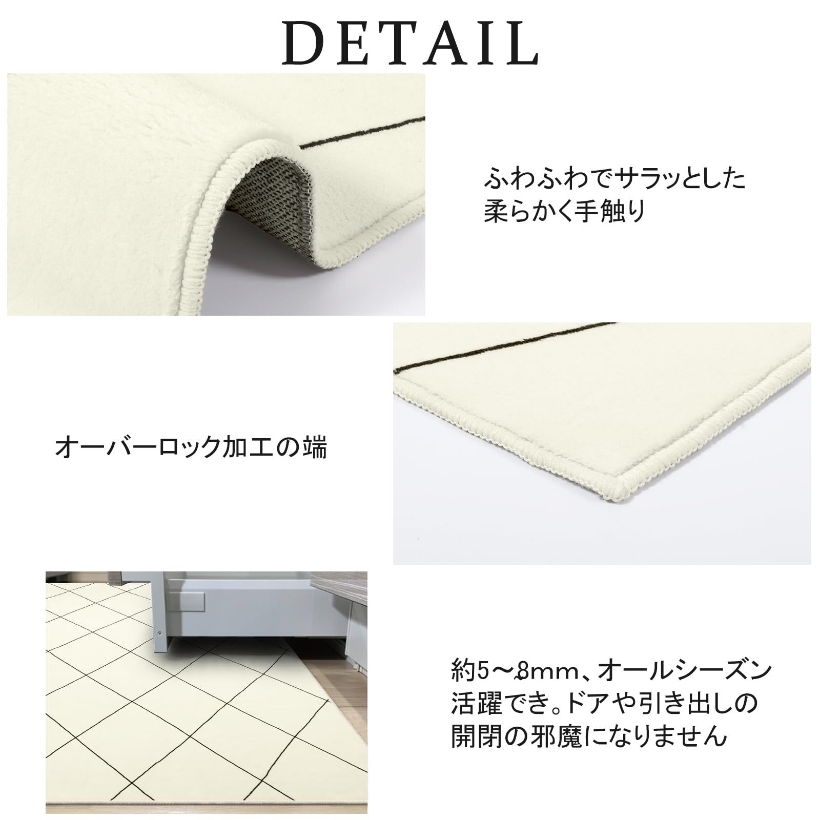 【特価商品】HAOCOO カーペット 180х240cm 約3畳 滑り止め ホッ HAOCOO カーペット ラグ 180х240cm 約3畳 滑り止め ホットカーペット