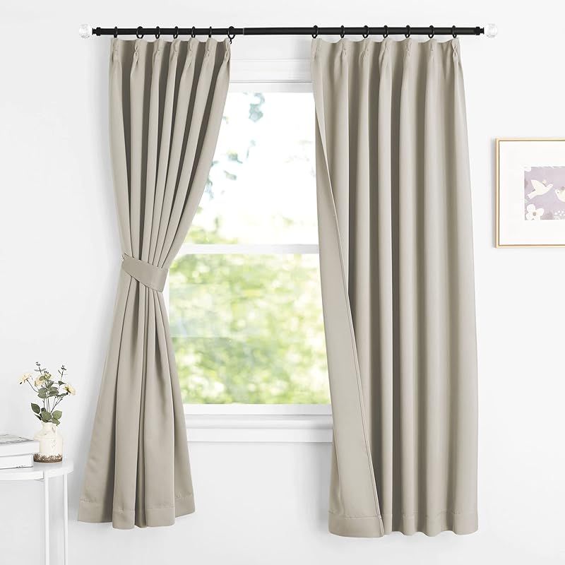 ピアリビング 防音カーテン コーズプラス2枚セット ベージュ 1800×1800