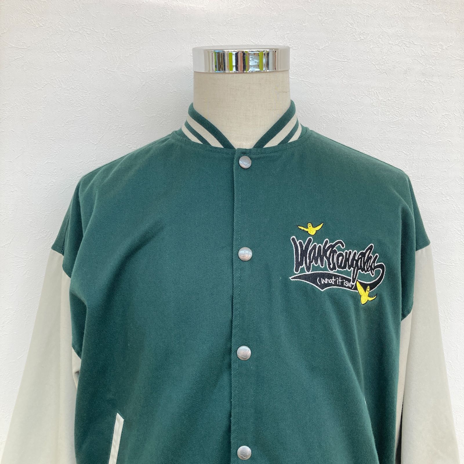MARK GONZALES マークゴンザレス グリーン スタジャン M HMR105-27 