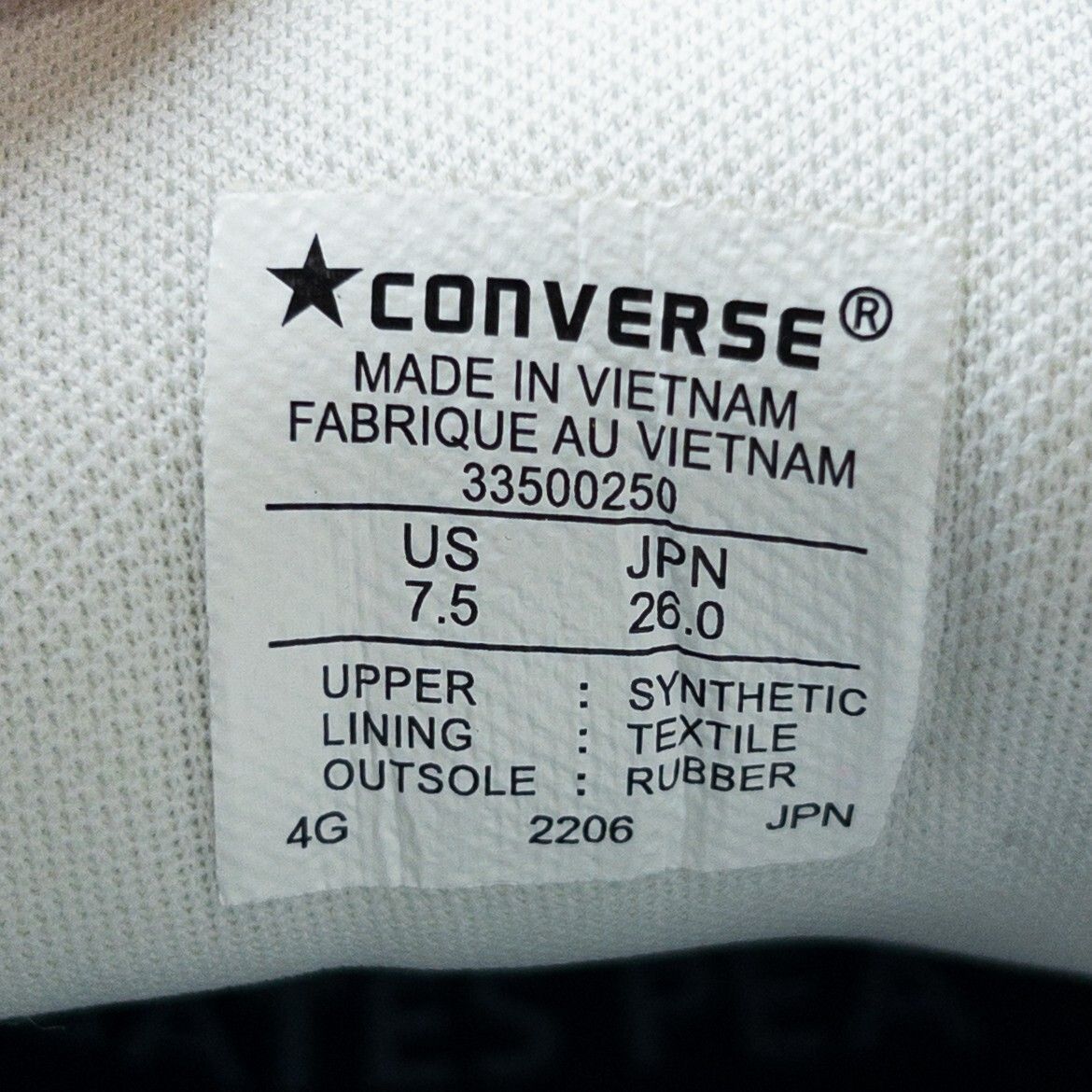 未使用級 PEARLY GATES × CONVERSE パーリーゲイツ コンバース 別注