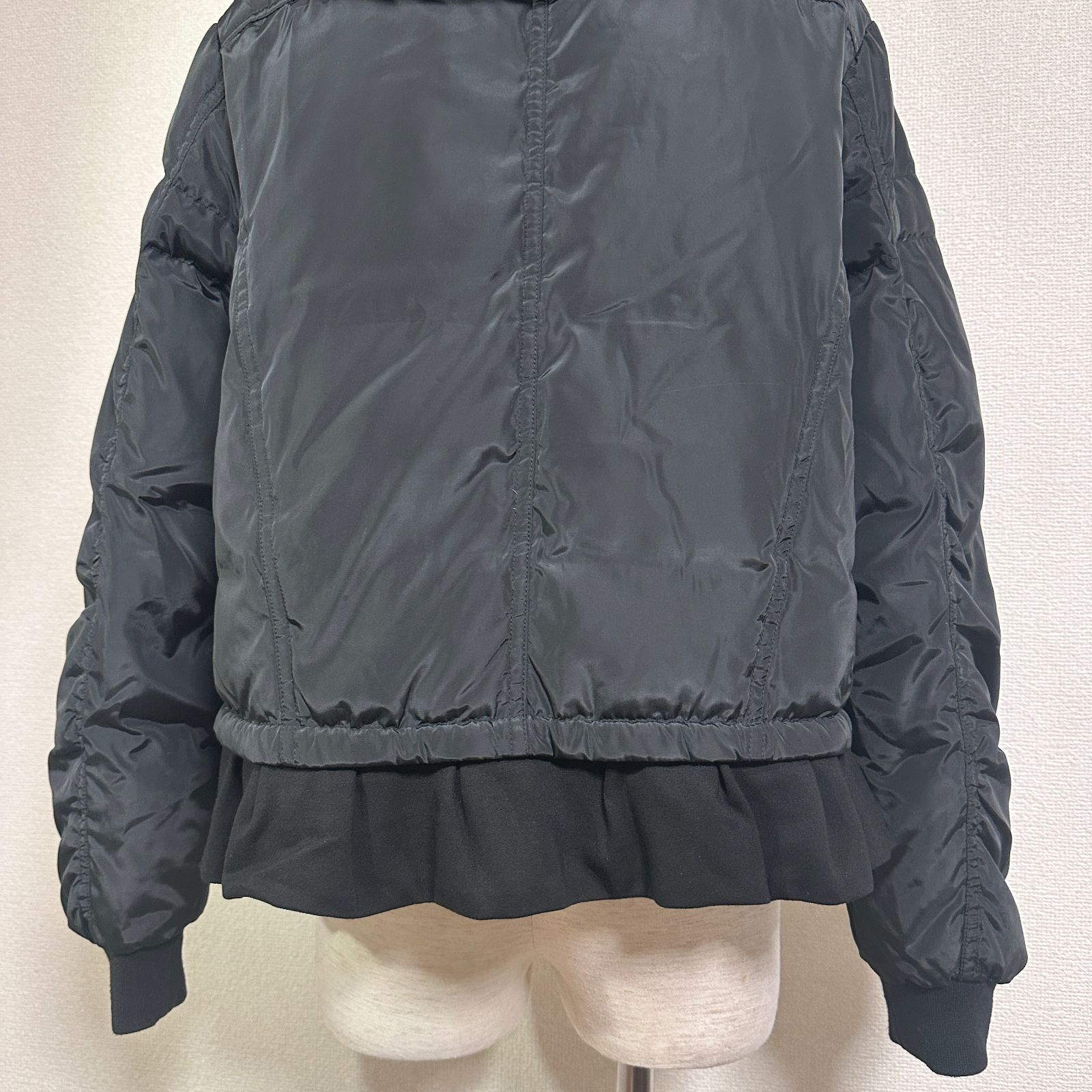 vin スコットクラブ ヤマダヤ 異素材切替 ペプラムダウンジャケット