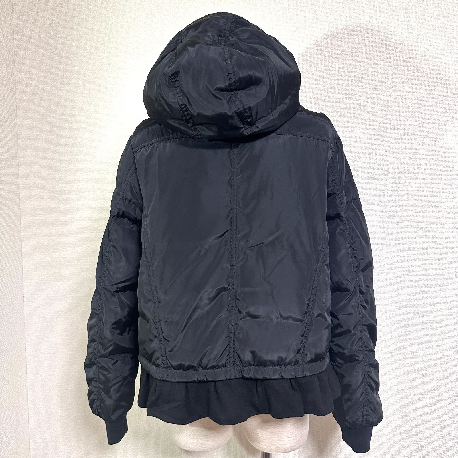 定価29900円【新品】スコットクラブ ヤマダヤ★異素材切替えフードジャケット黒 定価29900円【新品】スコットクラブ ヤマダヤ☆異素材切替フード