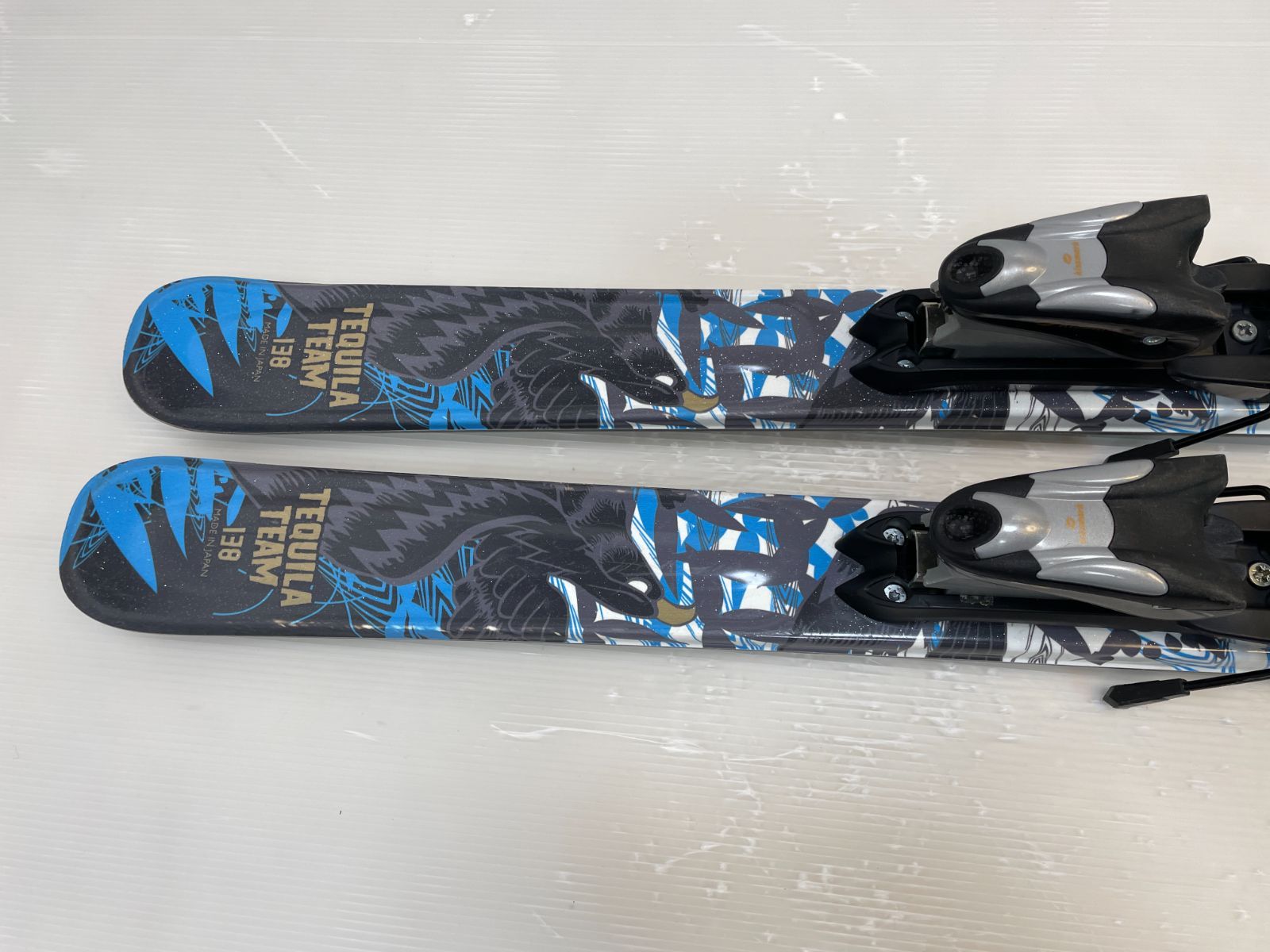 Kissmark Tequila Rocker 138 スキー板 ◇メンテ済◇ Jr スキー kissmark TEQUILA TEAM 138 cm + LOOK Team 4
