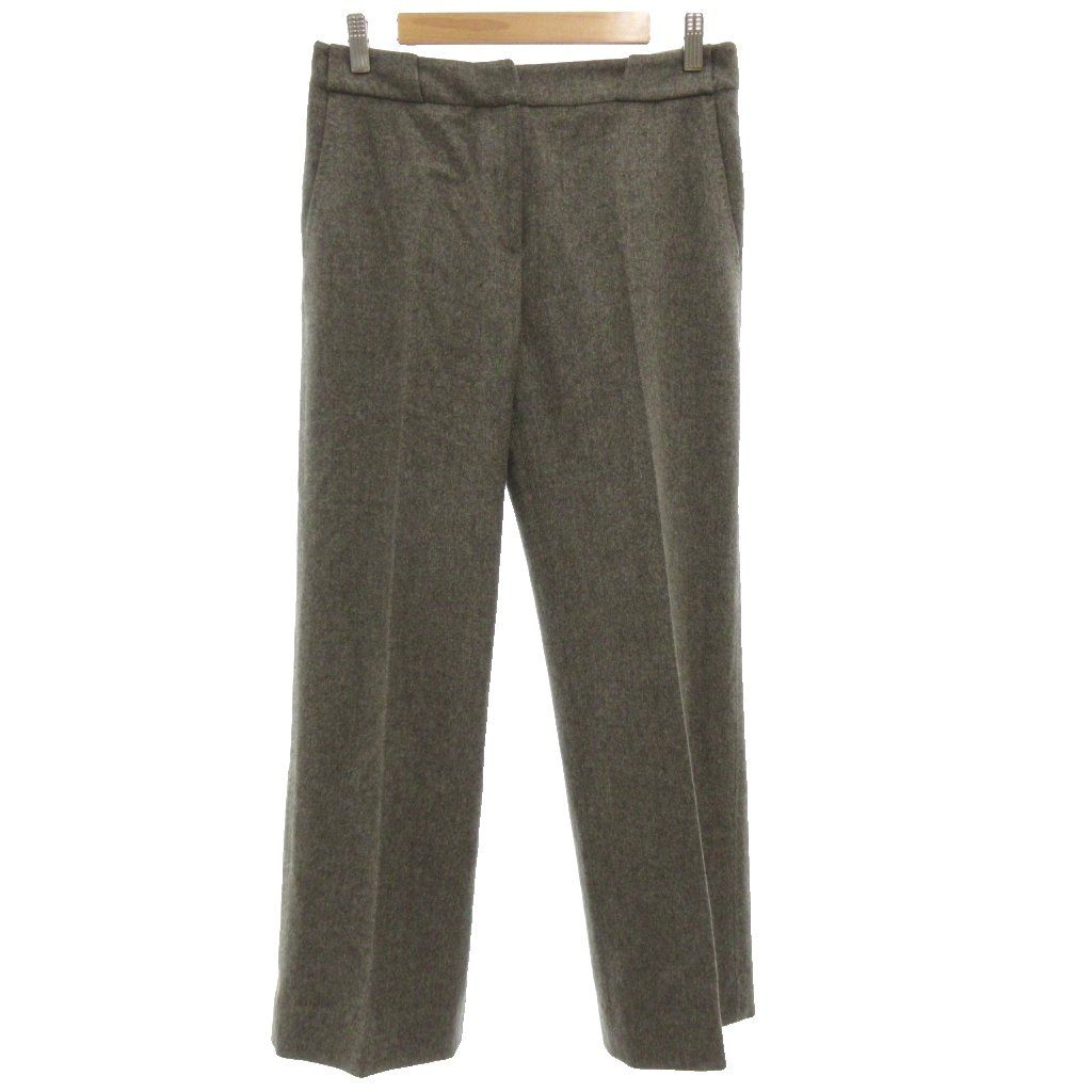 マックスマーラ MAX MARA 白タグ ウールパンツ スラックス アンゴラ混