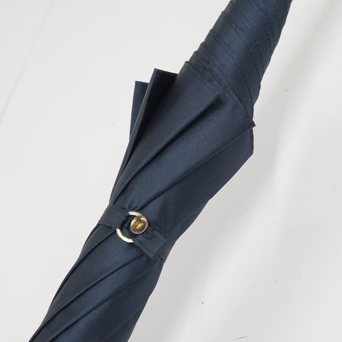 傘 WAKO USED美品 ネイビー カーボンフレーム 銀座和光 高級 傘袋付き