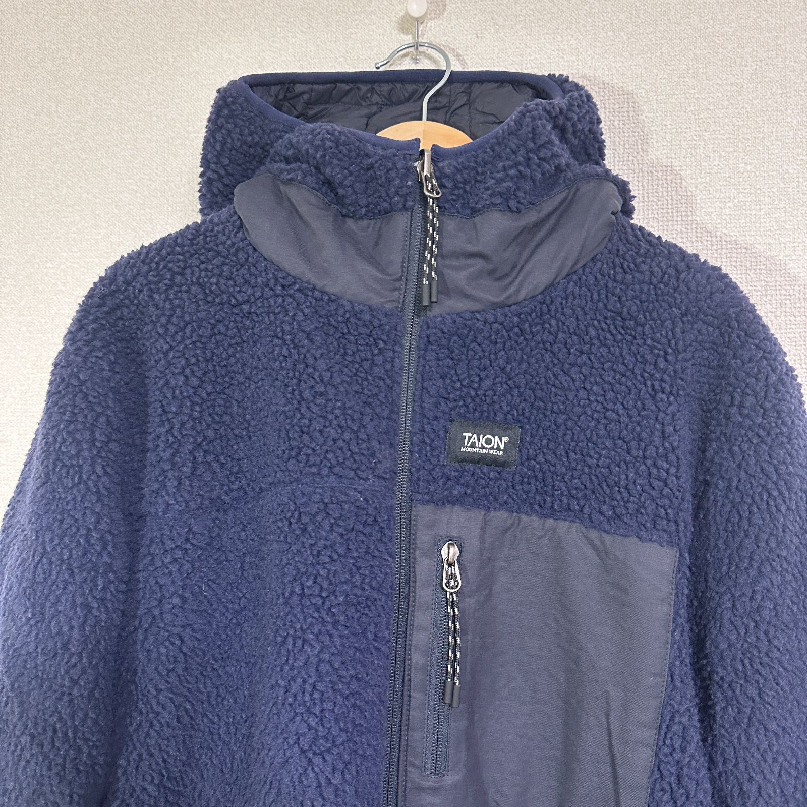 訳あり ノーリーズ別注 24AW TAION ボア×ダウンフードコート 