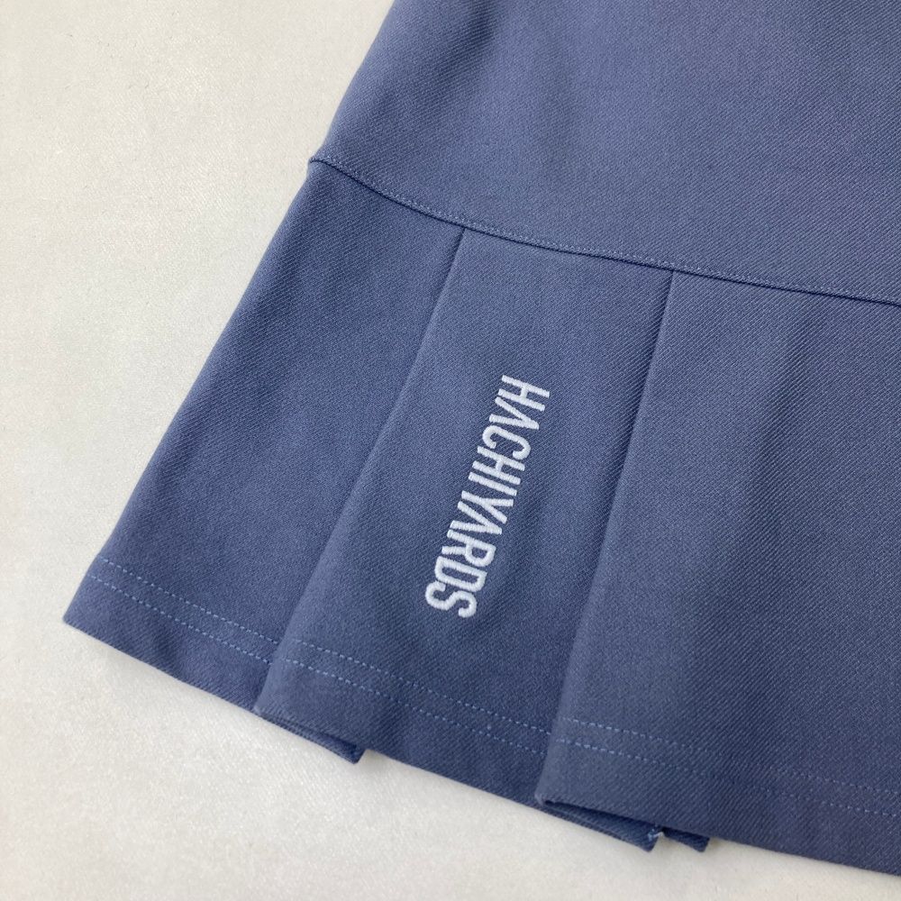 8YARDS ハチヤーズ ブルーバイオレット プリーツスカート Mサイズ サイズ：L 8YARDS ハチヤーズ 2023年モデル 裏起毛 プリーツスカート