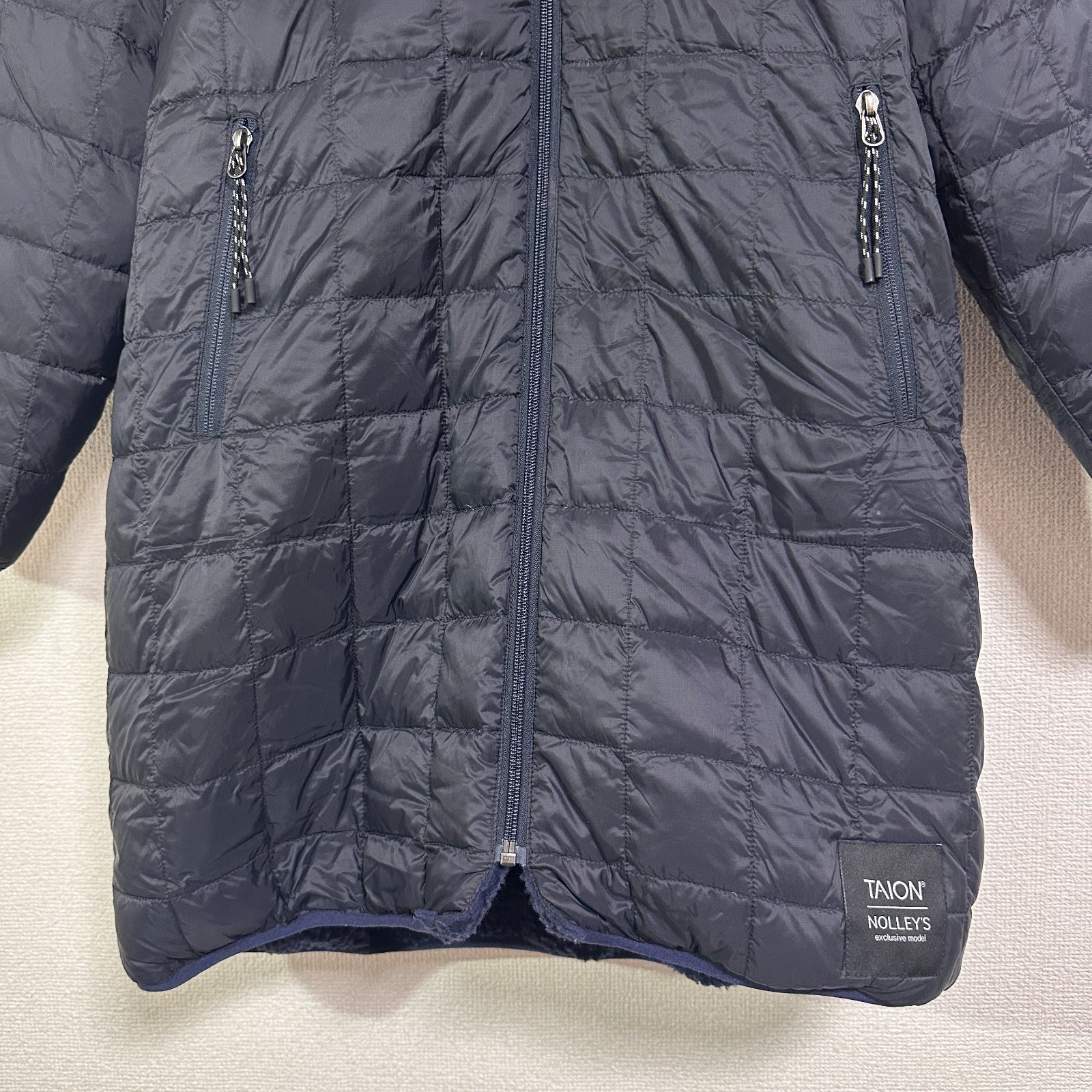 訳あり ノーリーズ別注 24AW TAION ボア×ダウンフードコート 