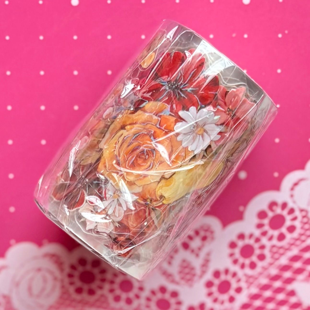 人気 贝壳光 坠落的芬芳 ダイカット加工 6cm×5m 100cm/loop 海外