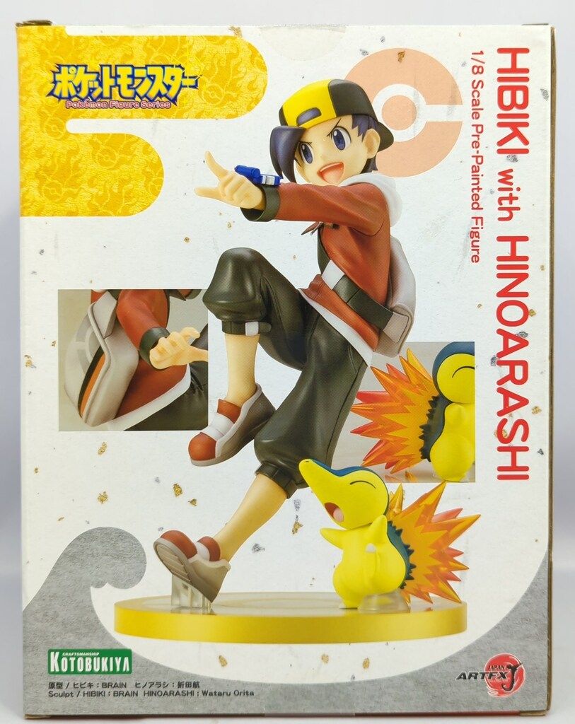 コトブキヤ ARTFX J/ポケットモンスター ヒビキ with ヒノアラシ PVC