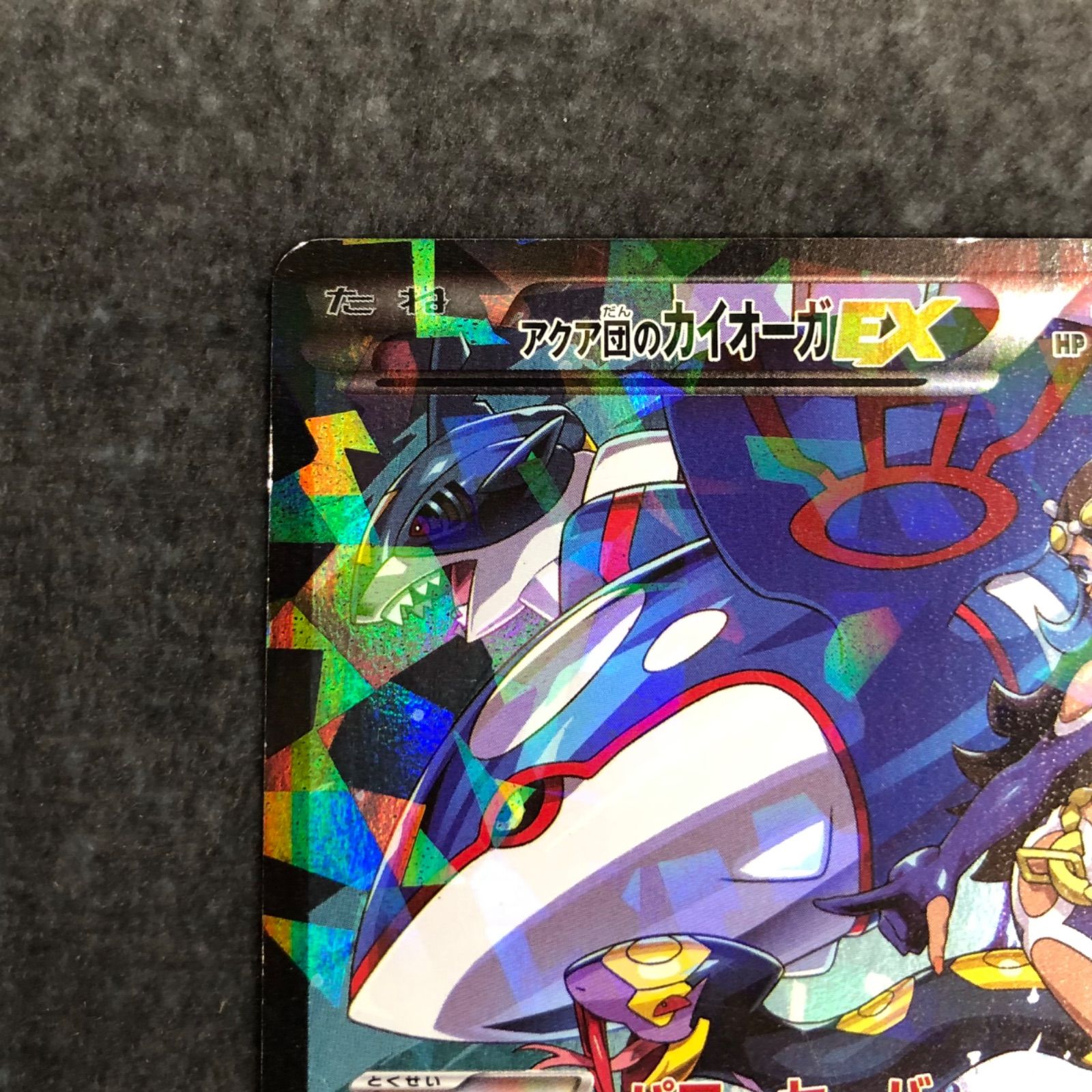 マグマ団のグラードンEX アクア団のカイオーガEX RR 2枚セット