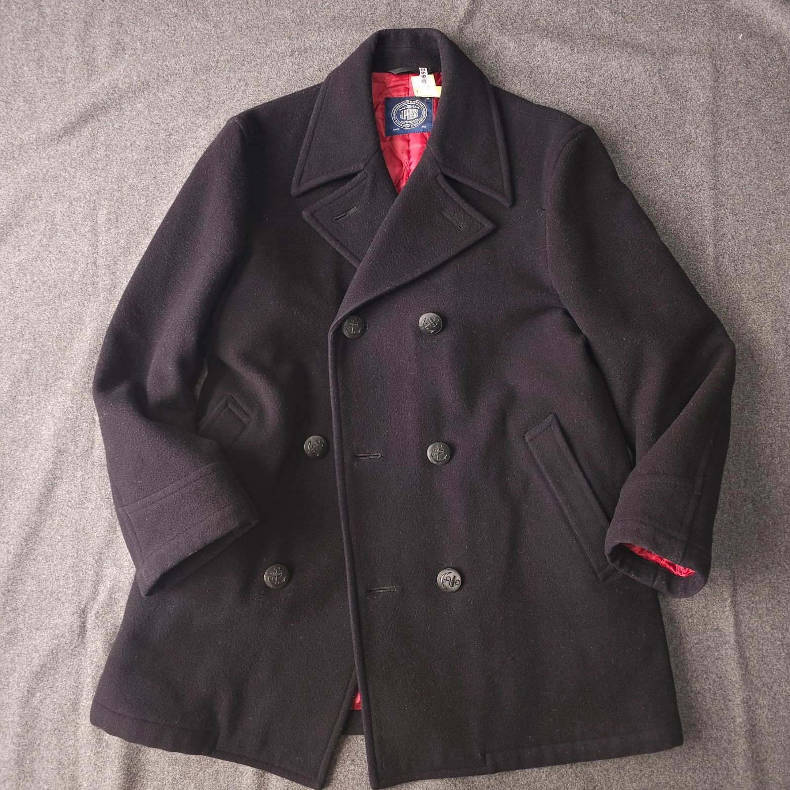 J.PRESS】ジェイプレス 秋冬 ウール Pコート コート チンストラップ