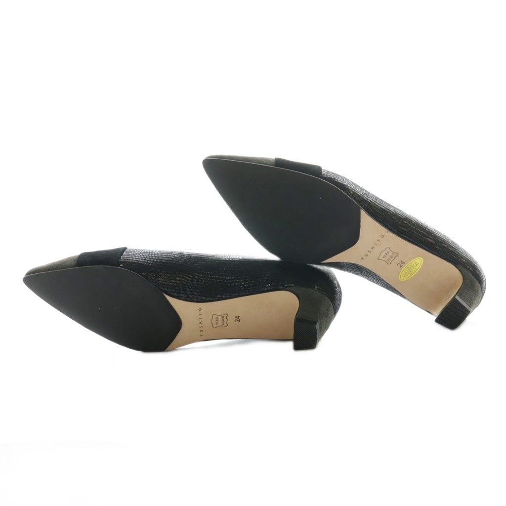 【未使用】YOSHITO パンプス 黒 24.0㎝ ヨシト YOSHITO パンプス 24cm 黒 ブラック /SS □OS - メルカリ